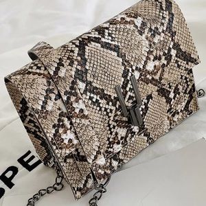 crossbody snakeskin bag